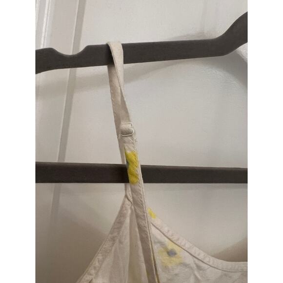 Urban outfitters Linen Blend floral crop top M Babygirl Fairy Festival Clueless - Picture 8 of 8